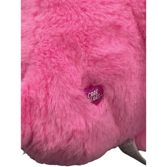 Care Bears Plush Rainbow Heart Bear 13" Pink Stuffed Animal By Basic Fun Soft To - Picture 2 of 4